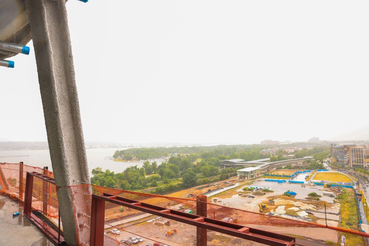 view of ground from a construction site