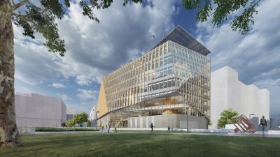 VT Academic building view to South