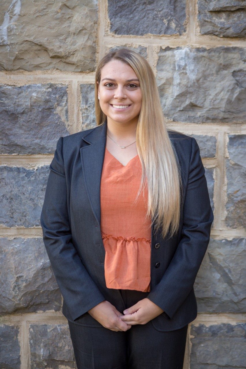 In preparation for a doctorate degree in occupational therapy, Ally completed her field study in Montgomery County schools, where she worked as a special education aid with the Virginia Tech On Campus Transition Program. She completed research with Dr. Choi in the Cognitive and Developmental Science Lab, while also leading the Occupational Therapy Club at Virginia Tech.