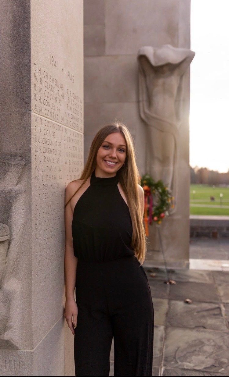 While studying National Security and Foreign Affairs and Arabic, Melanie participated in the VT Arabic in Oman study abroad program, where she learned so much about the Arab culture while studying in Dubai, Abu Dhabi, and Nizwa Oman. This experience, in addition to internship and research opportunities, helped Melanie line up a job with a federal agency following graduation.