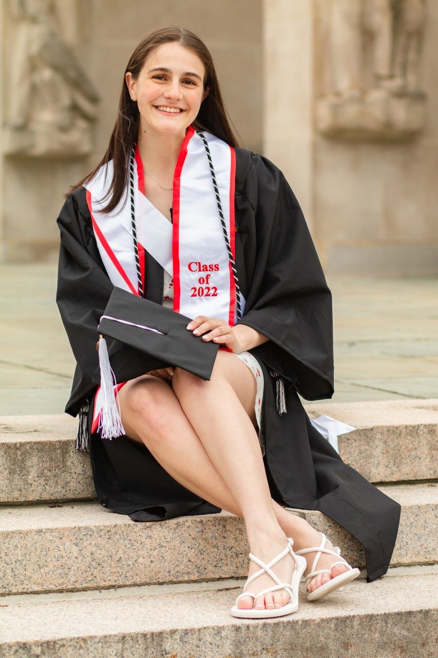 While studying Political Science with a concentration in Legal Studies and a minor in Science, Technology, and Law, Eleni was a member of Alpha Chi Omega, ambassador, and representative for the One Love Foundation. She was inducted into Pi Sigma Alpha political science honor society and Phi Beta Kappa honor society. Eleni is attending the University of Richmond’s School of Law with the intent to focus on IP law.