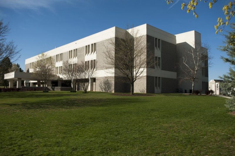 Exterior of Litton-Reaves Hall