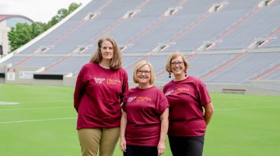 Undergraduate Admissions, Lane Stadium, Blacksburg, VA. Fall 2021