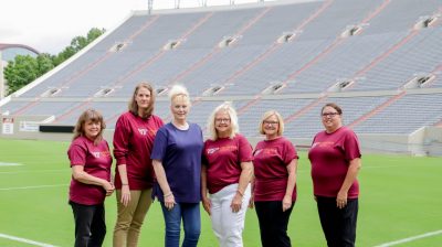 Undergraduate Admissions, Lane Stadium, Blacksburg, VA. Fall 2021