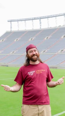 Undergraduate Admissions, Lane Stadium, Blacksburg, VA. Fall 2021