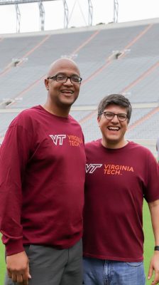 Undergraduate Admissions, Lane Stadium, Blacksburg, VA. Fall 2021