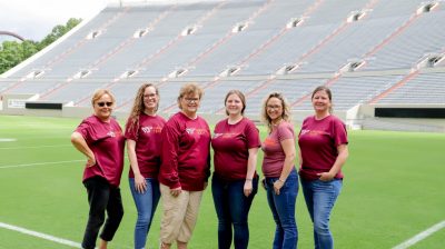Undergraduate Admissions, Lane Stadium, Blacksburg, VA. Fall 2021