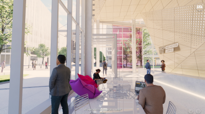 Virtual tour lobby