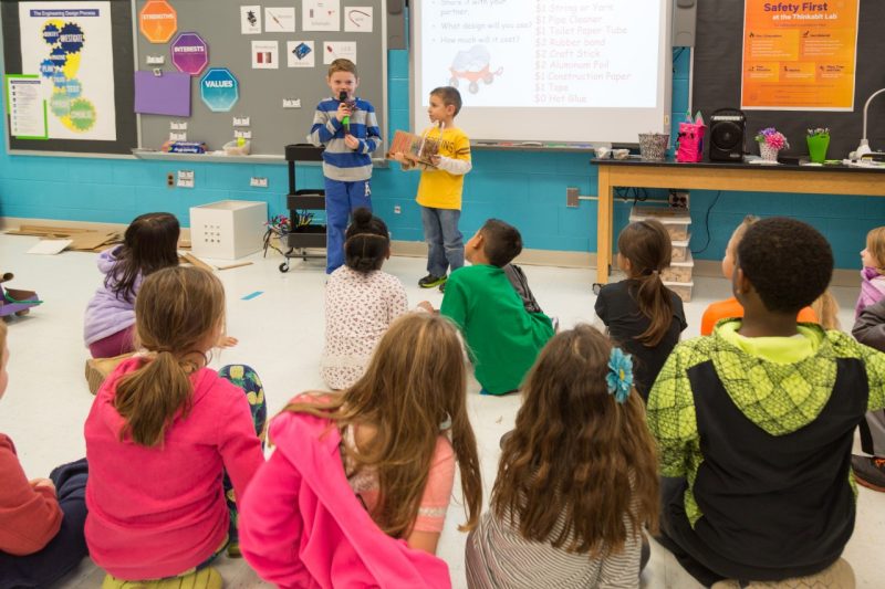 students in class