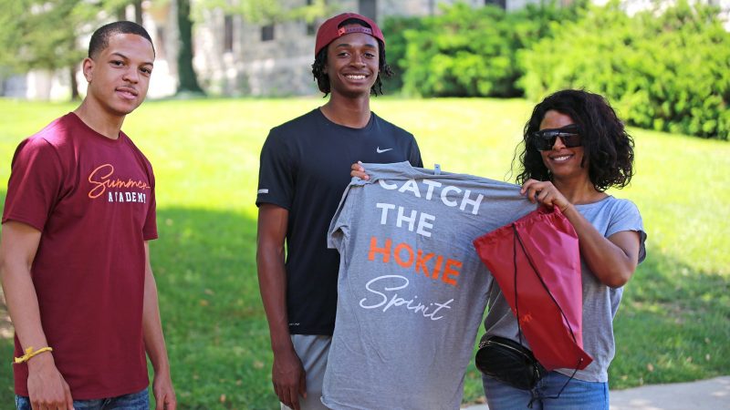 Summer Academy Peer Mentor with Student and Parent