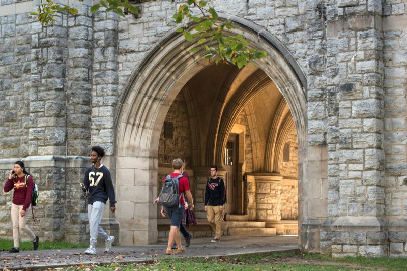 The Eggleston Arch on campus