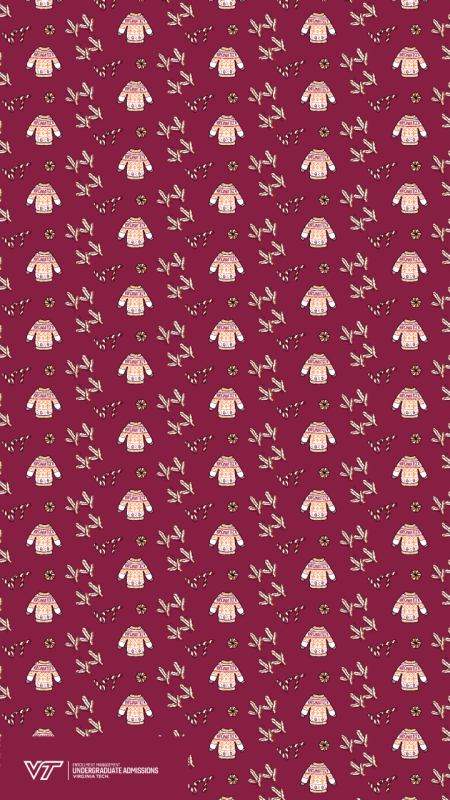 I am hokie. Class of 2025. Phone background. Maroon VT on gray.