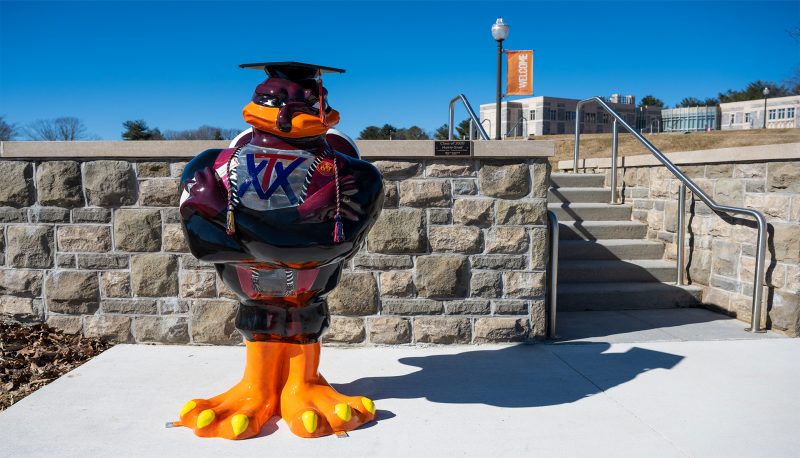 Hokie Bird Statue 
