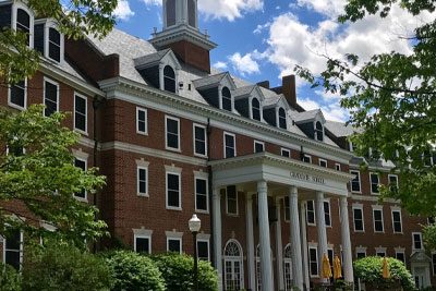 The Virginia Tech Graduate School building. 